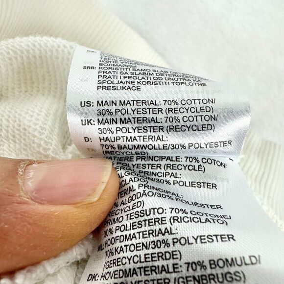 Adidas Tennis Academy Crew Sweatshirt Size Large Oversized Preppy Old Money - Picture 10 of 10